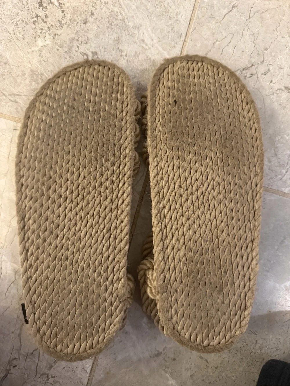 Nomadic State of Mind Rope Sandals Tan Women’s Size 8 Handmade USA